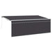 Innvendbar Markise Antrasitt 400 x 200 cm