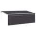 Innvendbar Markise Antrasitt 400 x 200 cm