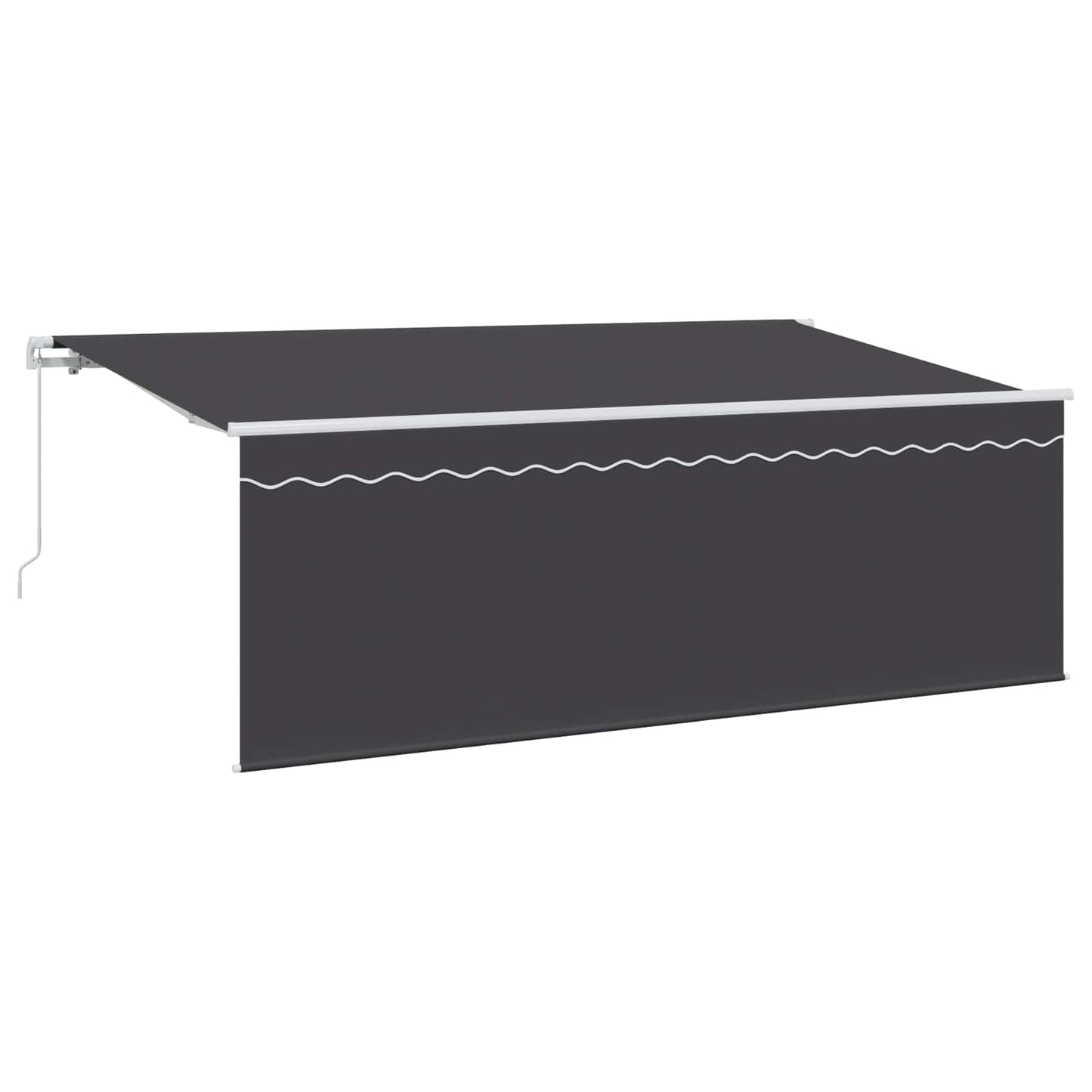 Innvendbar Markise Antrasitt 400 x 200 cm