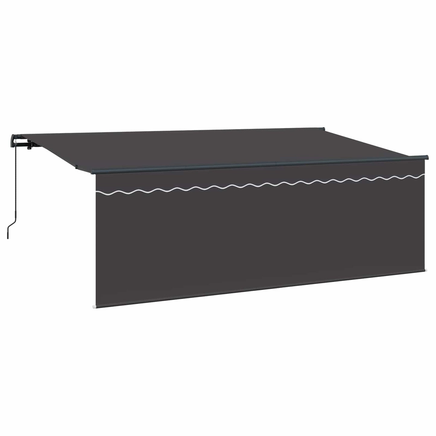 Innvendbar Markise Antrasitt 400 x 200 cm