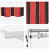 Innvendbar Markise Flerfarget 400 x 200 cm