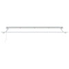 Innvendbar Markise Burgunder 400x200 cm stoff