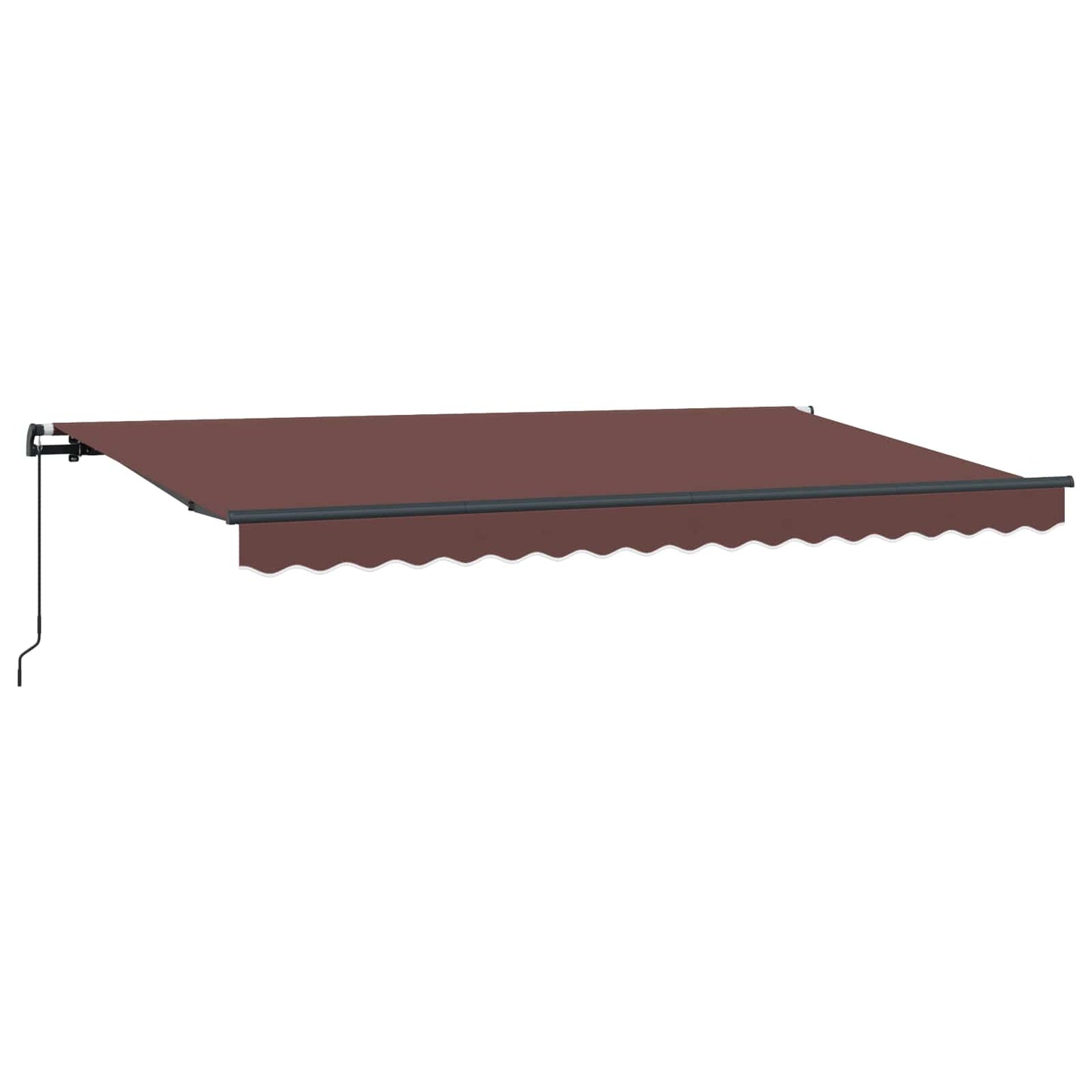 Innvendbar Markise Brun 400 x 200 cm stoff