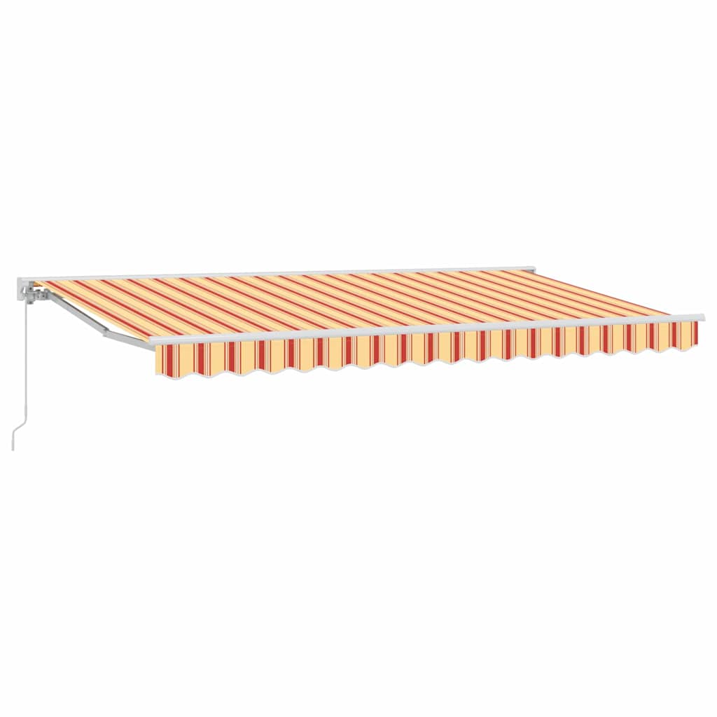 Markiseramme Flerfarget 400 x 200 cm Polyester med PU-belegg