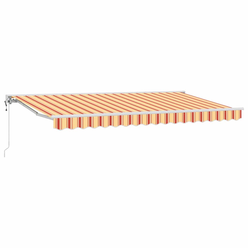 Markiseramme Flerfarget 400 x 200 cm Polyester med PU-belegg
