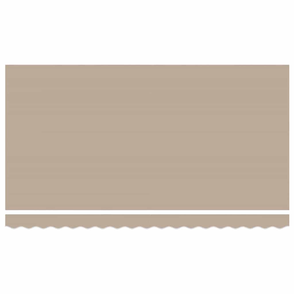 Innvendbar Markise Beige 400 x 200 cm stoff