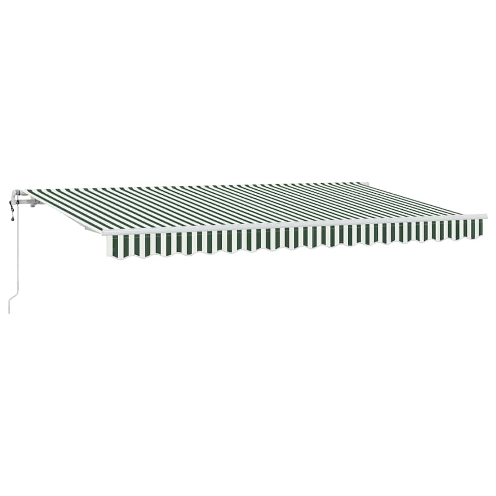 Innvendbar Markise grønn 400 x 200 cm stoff