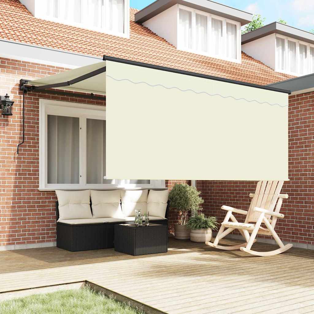 Innvendbar Markise Krem 300 x 250 cm Polyester og aluminium vidaXL