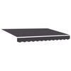 Innvendbar Markise Antrasitt 300 x 250 cm Stoff, Metall