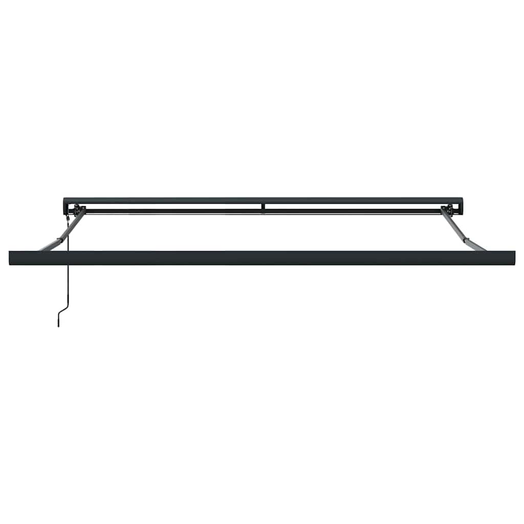 Innvendbar Markise Antrasitt 300 x 250 cm Stoff, Metall
