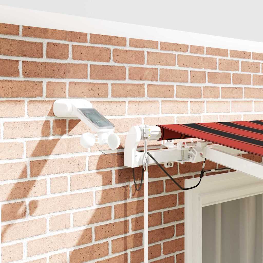 Uttrekkbar markise Oransje og Brunt 300 x 250 cm Polyester