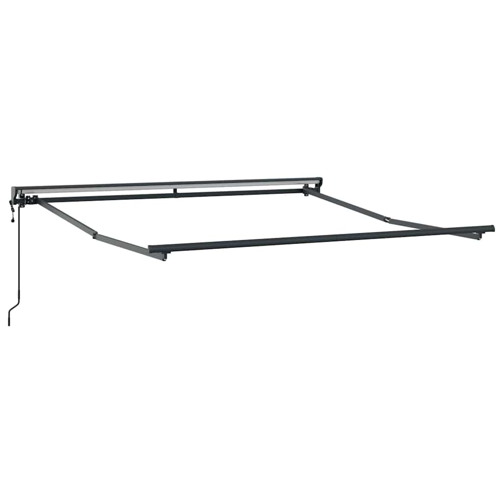 Innvendbar Markise Antrasitt og Hvit 300x250 cm stoff