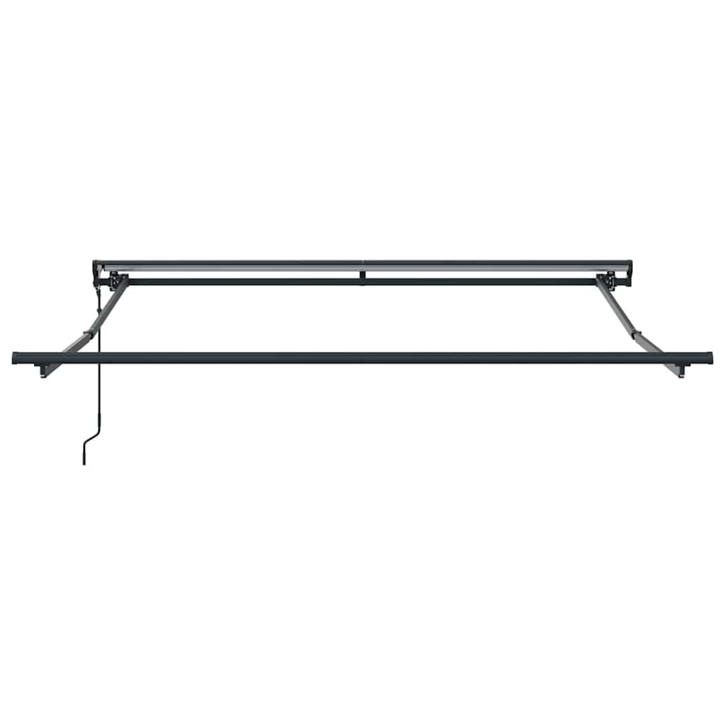 Innvendbar Markise Antrasitt og Hvit 300x250 cm stoff