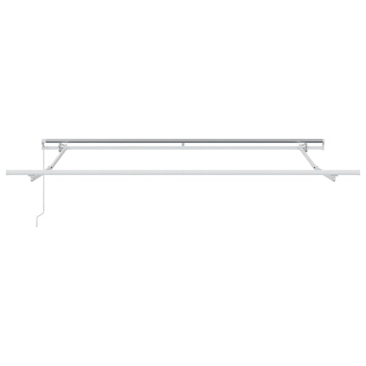 Uttrekkbar markise Gul og oransje 300 x 250 cm