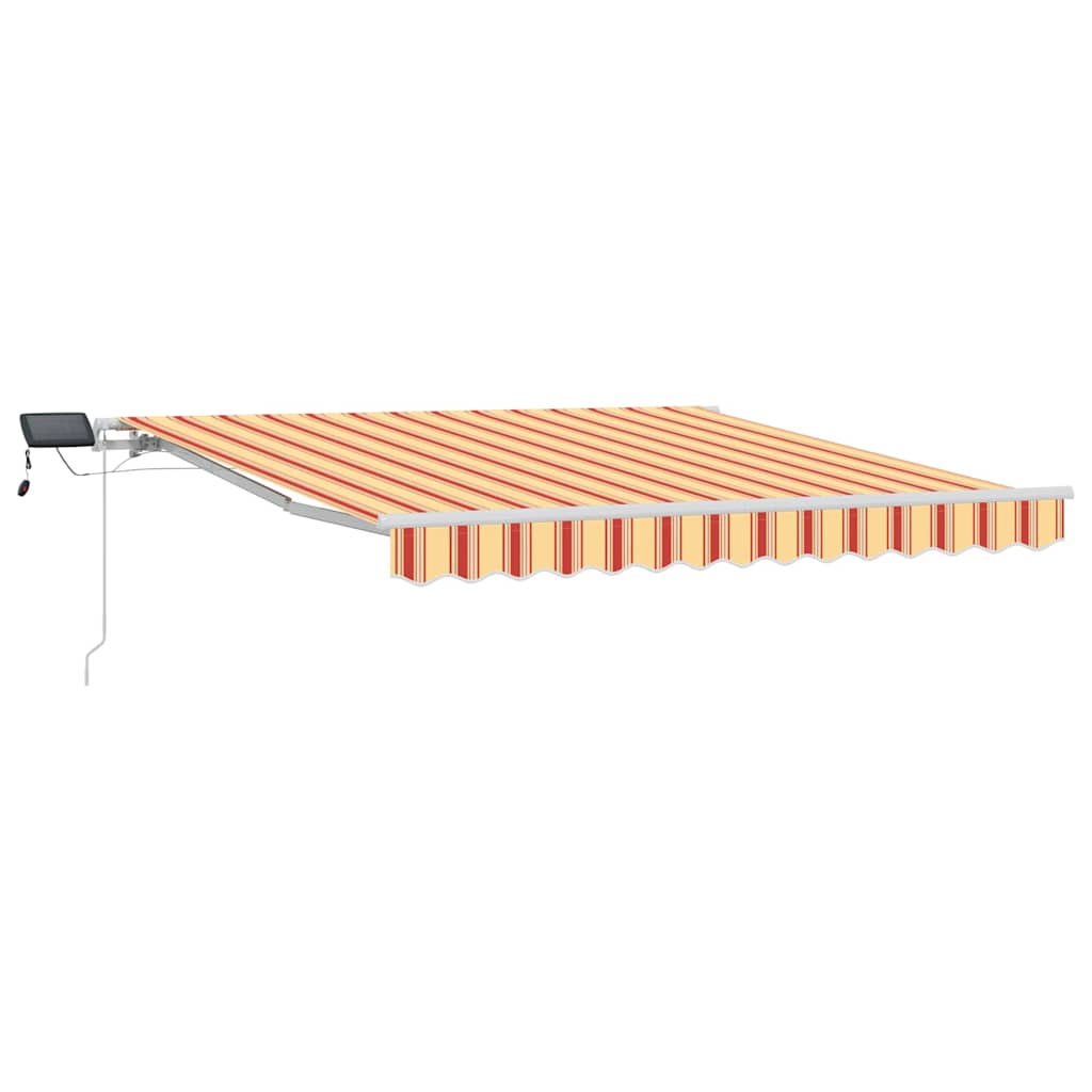 Uttrekkbar markise Gul og oransje 300 x 250 cm