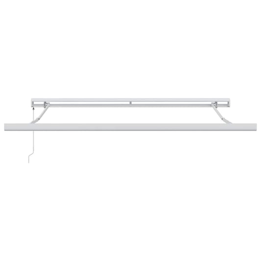 Uttrekkbar markise Gul og oransje 300 x 250 cm Lær og aluminium