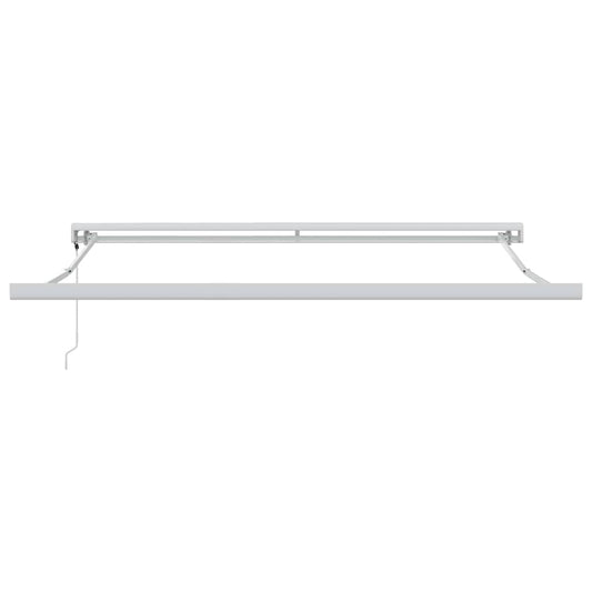 Uttrekkbar markise Gul og oransje 300 x 250 cm Stoff og Metall