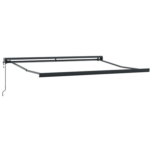 Uttrekkbar markise Gul og oransje 300 x 250 x 165 cm