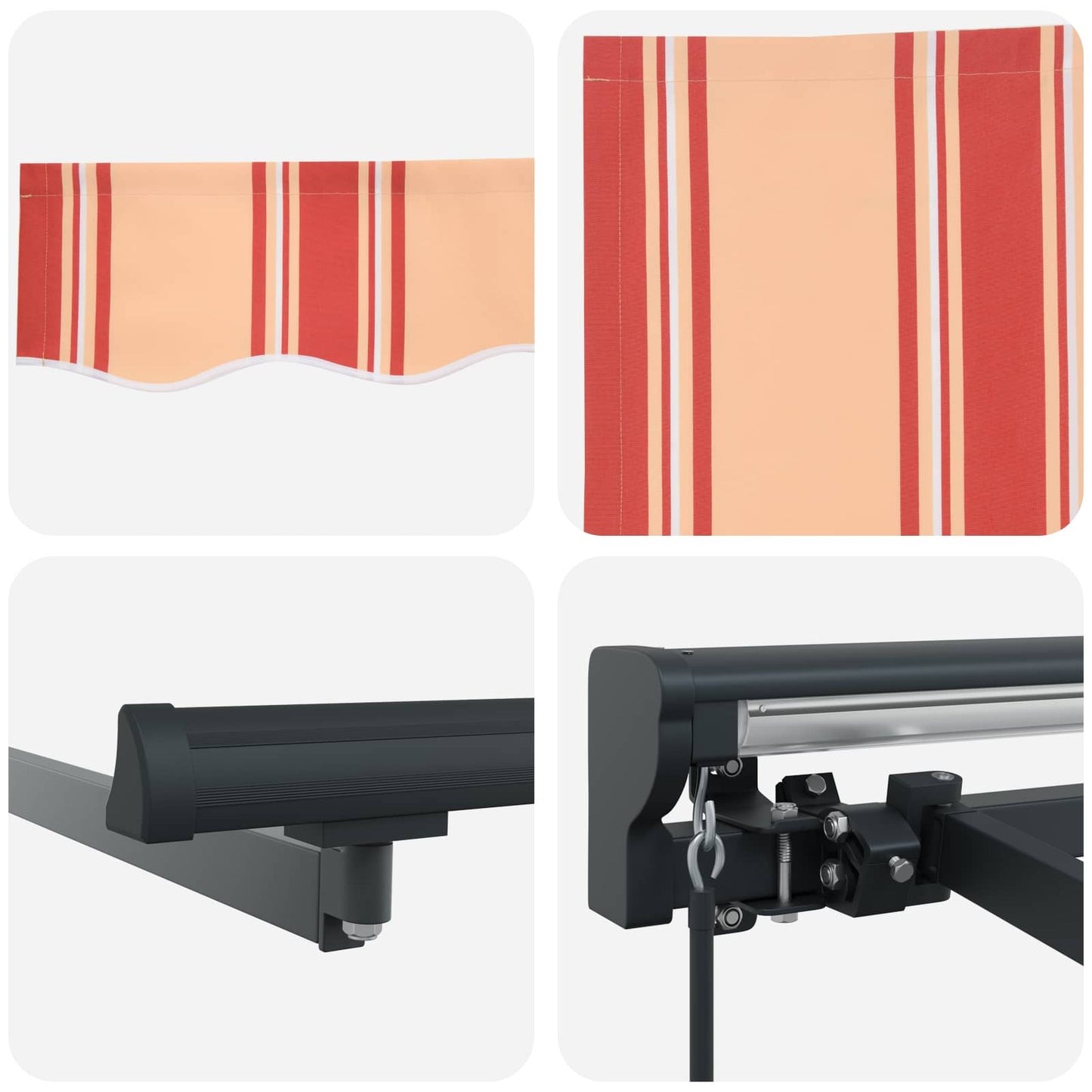 Markiseramme Flerfarget 300 x 250 cm Polyester med PU-belegg