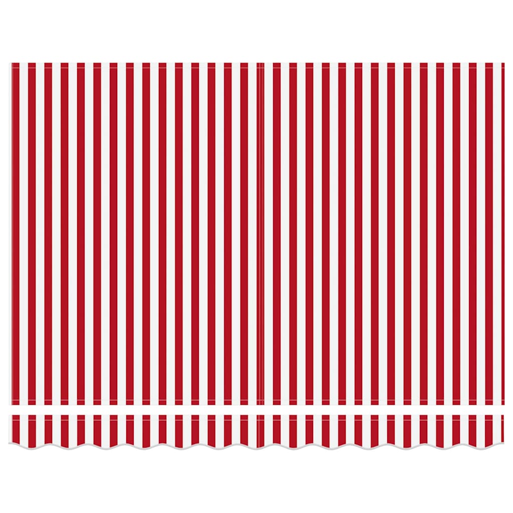 Uttrekkbar markise Rød 300 x 250 cm Polyester og Metall
