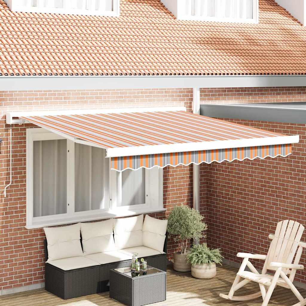 Innvendbar Markise Flerfarget 300 x 250 cm Stoff og Metall