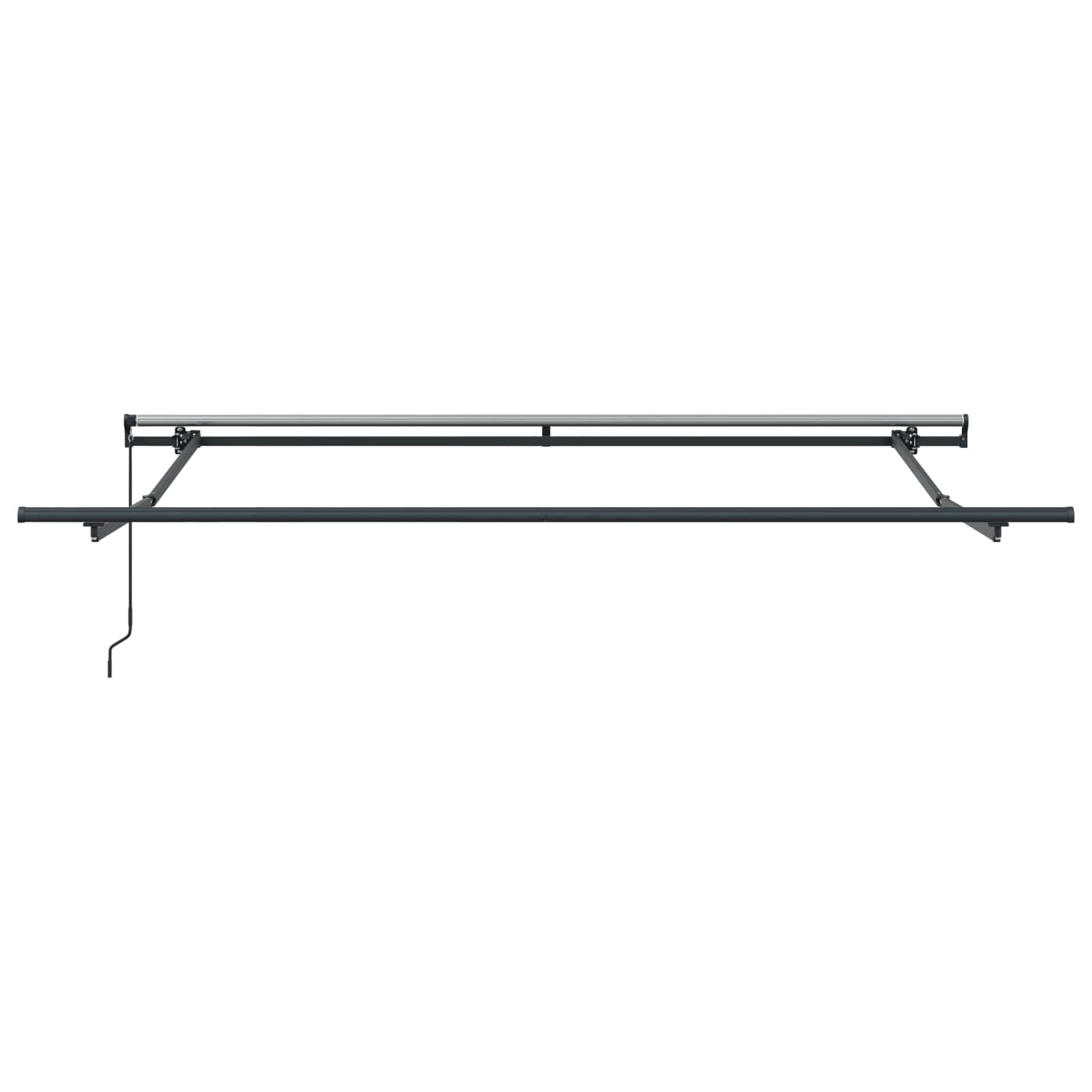 Innvendbar Markise Flerfarget 300 x 250 cm Polyester og stål vidaXL