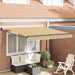Uttrekkbar markise Flerfarget 300 x 250 cm Polyester og Metall