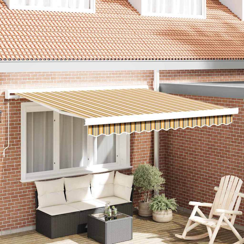 Innvendbar Markise Flerfarget 300 x 250 cm Stoff og Metall