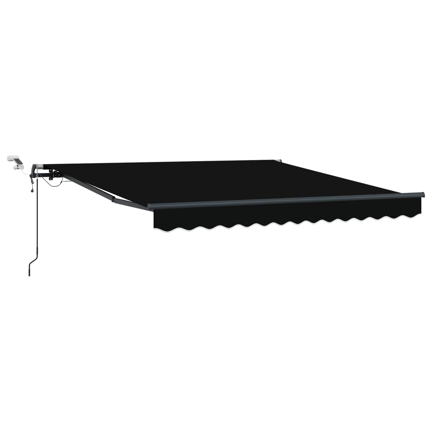 Markiseduk med Svart 300 x 250 cm Polyester vidaXL
