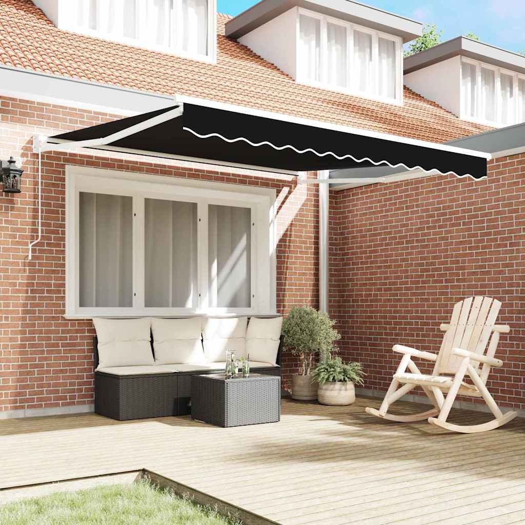 Markise Svart 300 x 250 x 165 cm Polyester vidaXL