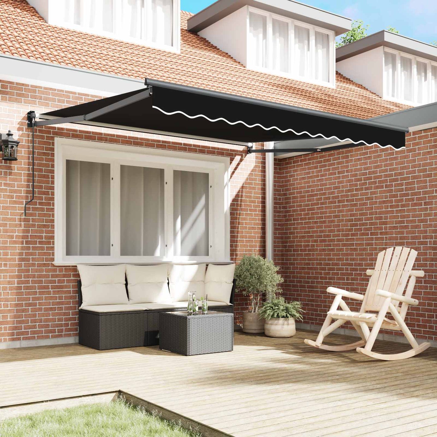 Markise Svart 300 x 250 x 165 cm Polyester