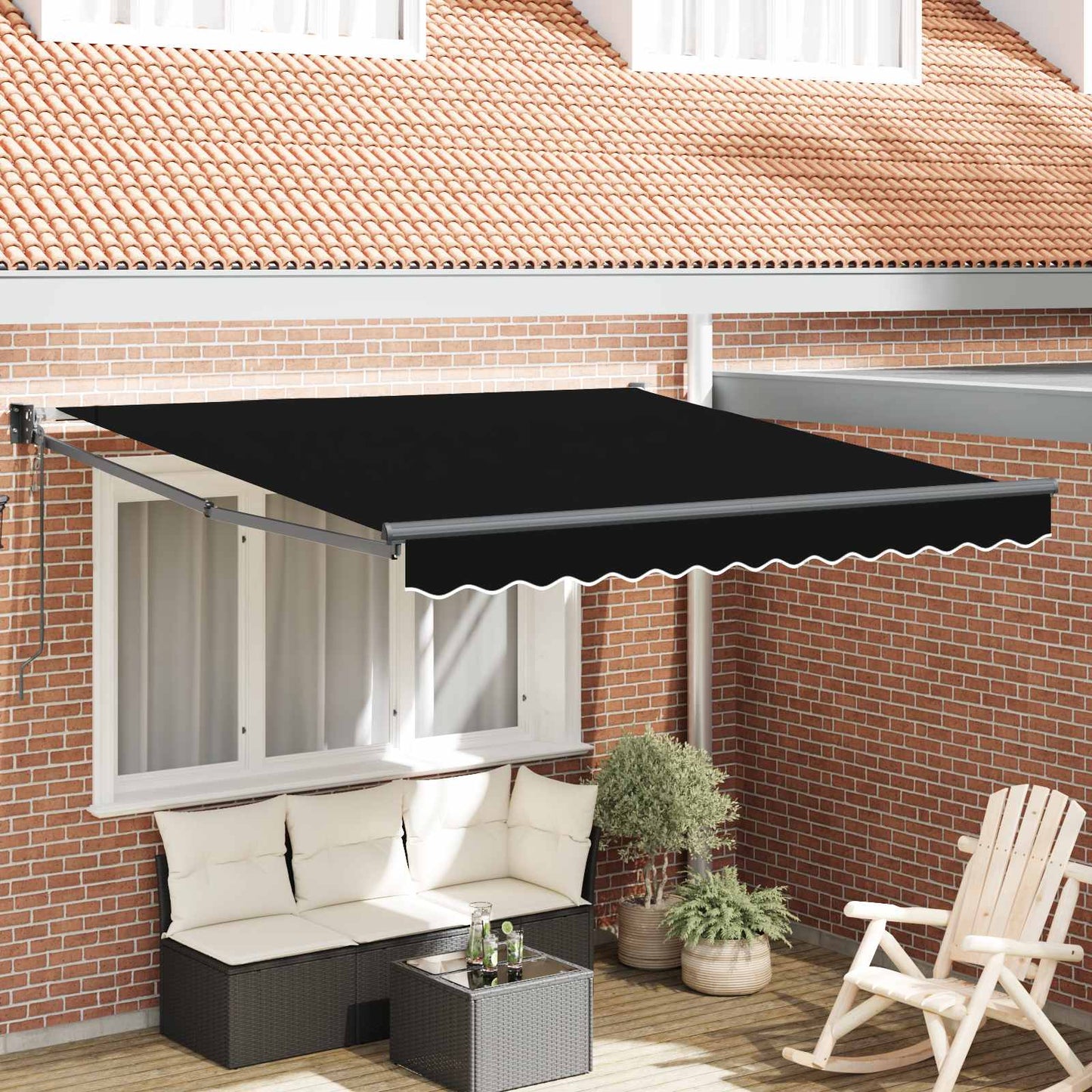 Markise Svart 300 x 250 x 165 cm Polyester