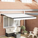 Markiseramme Hvit 300 x 250 cm Polyester med PU-belegg
