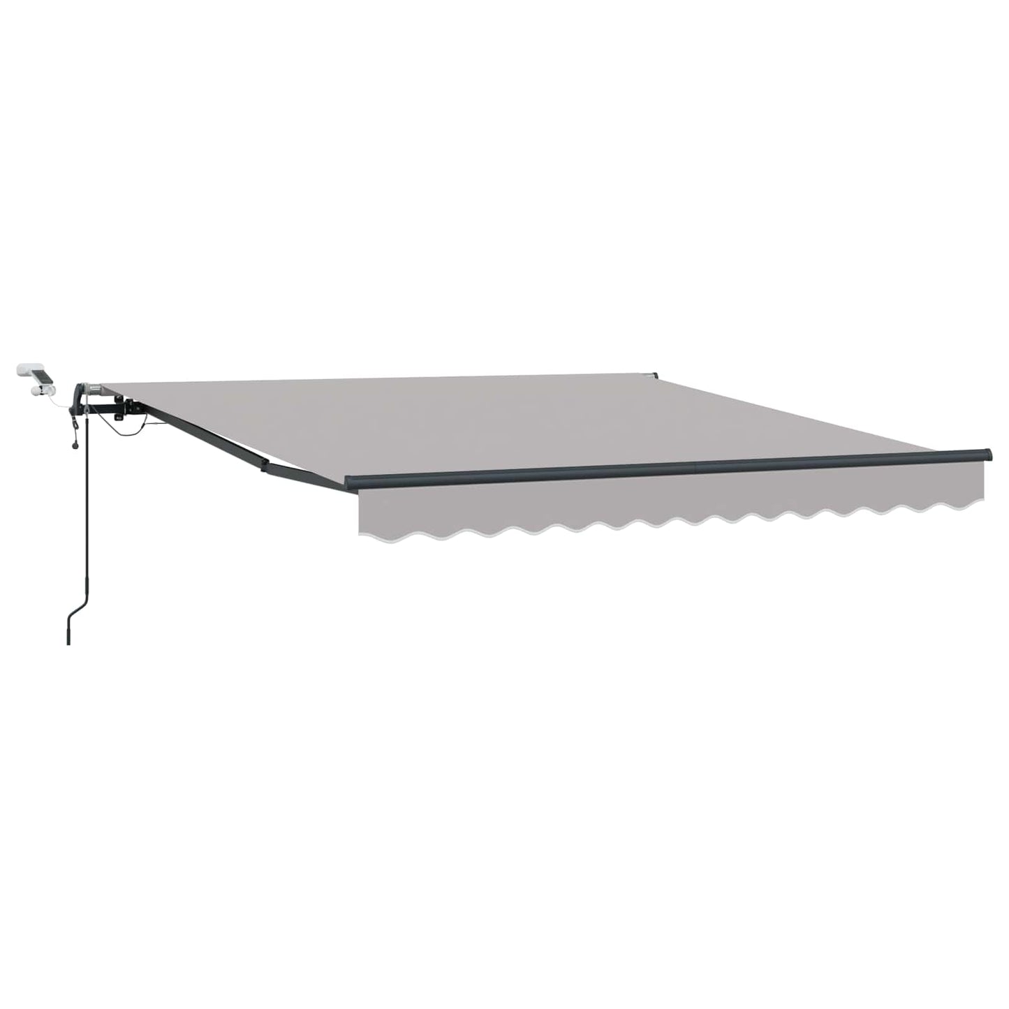 Markiseduk med Lysegrå 300 x 250 cm Polyester vidaXL