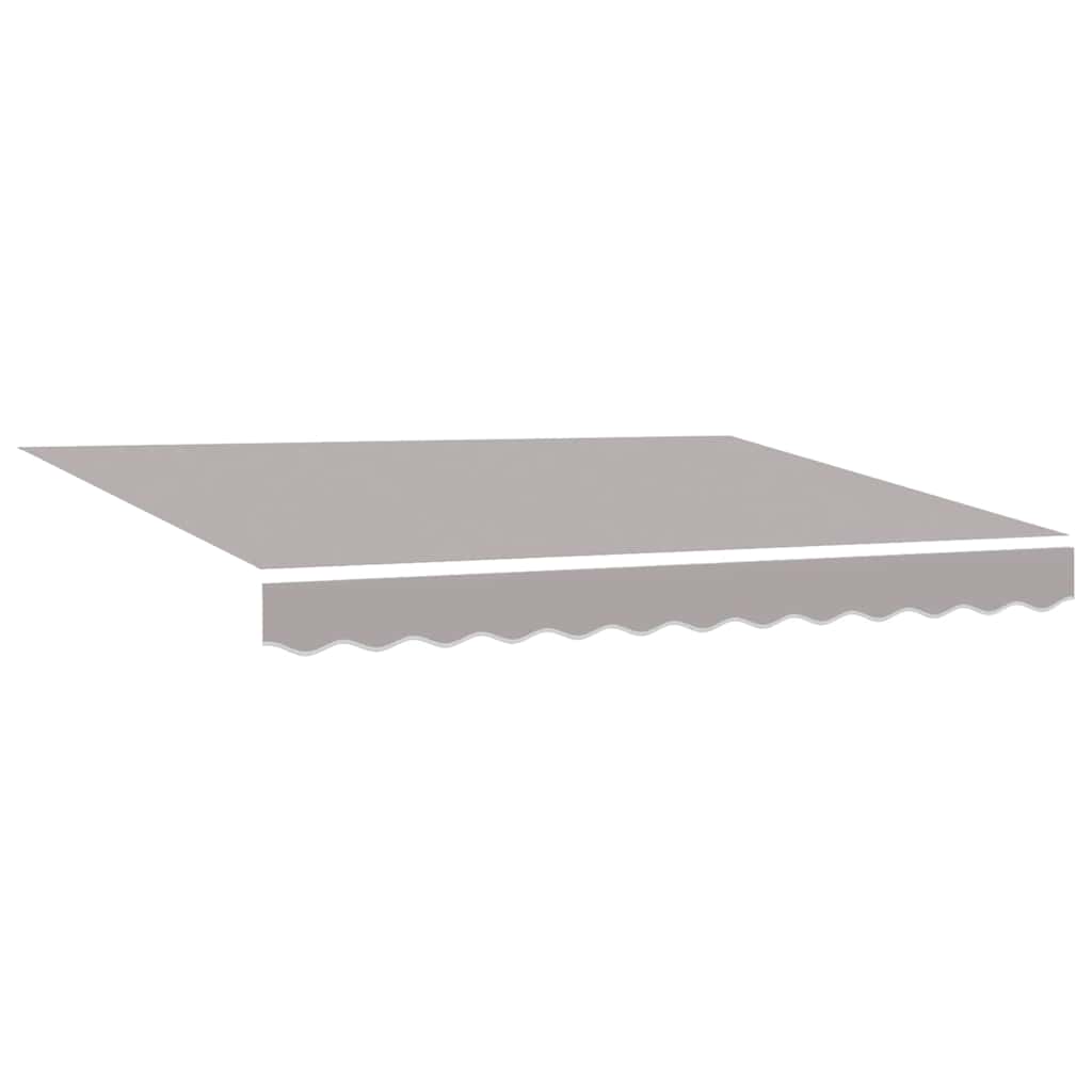 Innvendbar Markise Lysegrå 300 x 250 cm Stoff og Metall