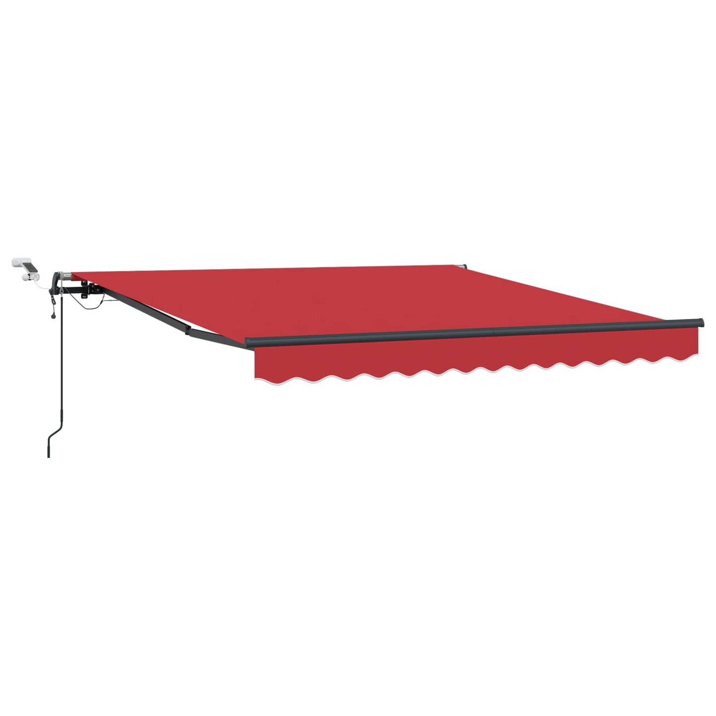 Markiseduk med Rød 300 x 250 cm Polyester vidaXL