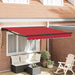 Markiseramme Rød 300 x 250 cm Polyester med PU-belegg