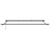 Innvendbar Markise Blå og hvite 350 x 250 cm Stoff, Metall