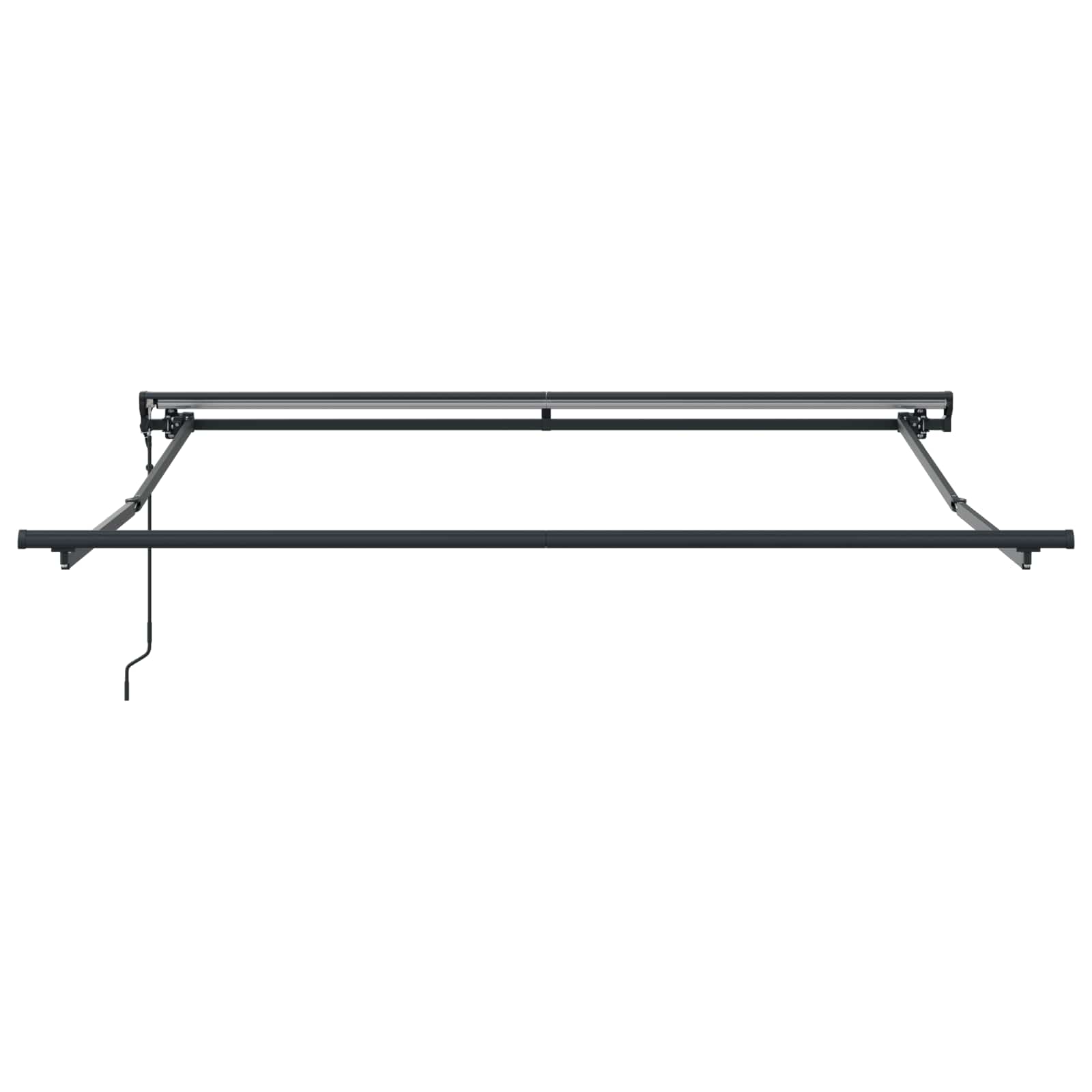 Innvendbar Markise Krem 350 x 250 cm Polyester og Metall vidaXL