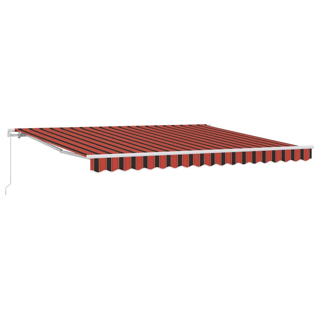 Innvendbar Markise Antrasitt 350 x 250 cm Stoff og Metall