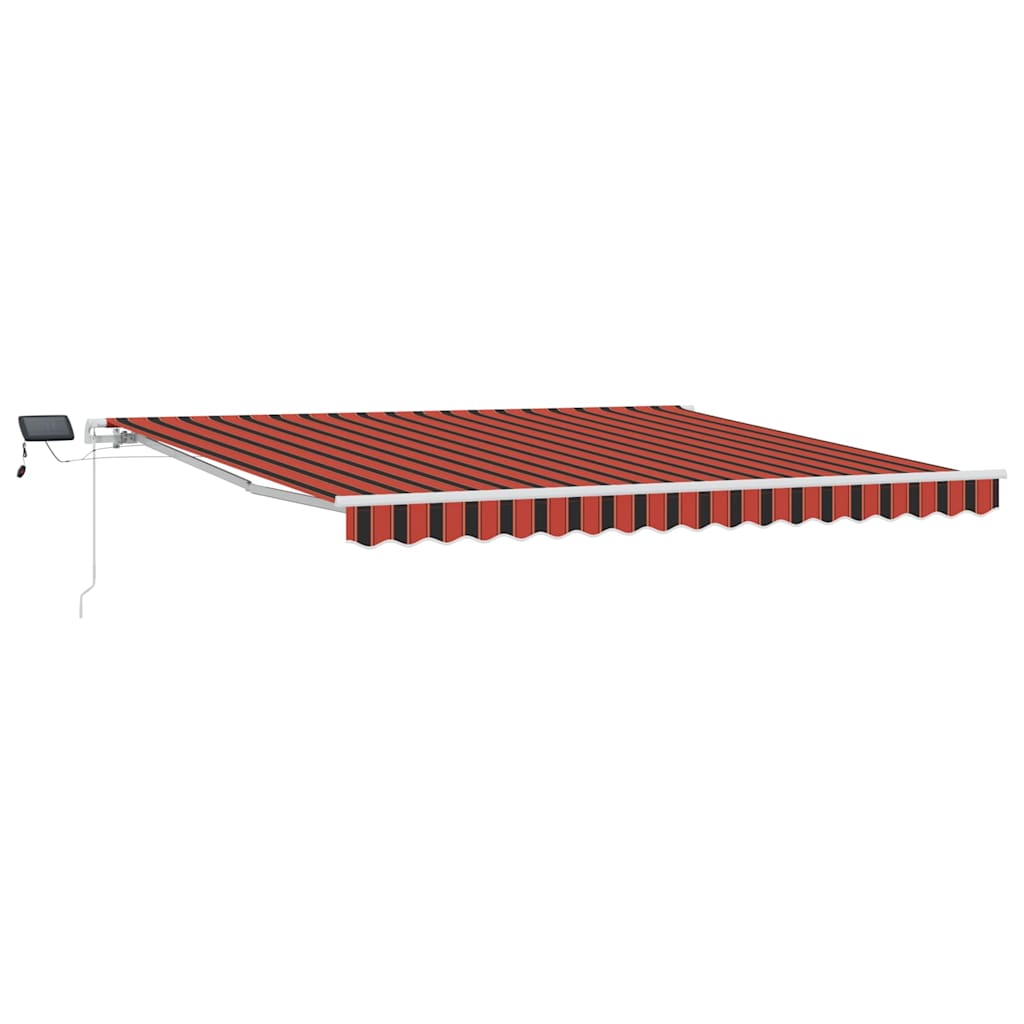 Innvendbar Markise Antrasitt 350 x 250 cm Stoff, Metall