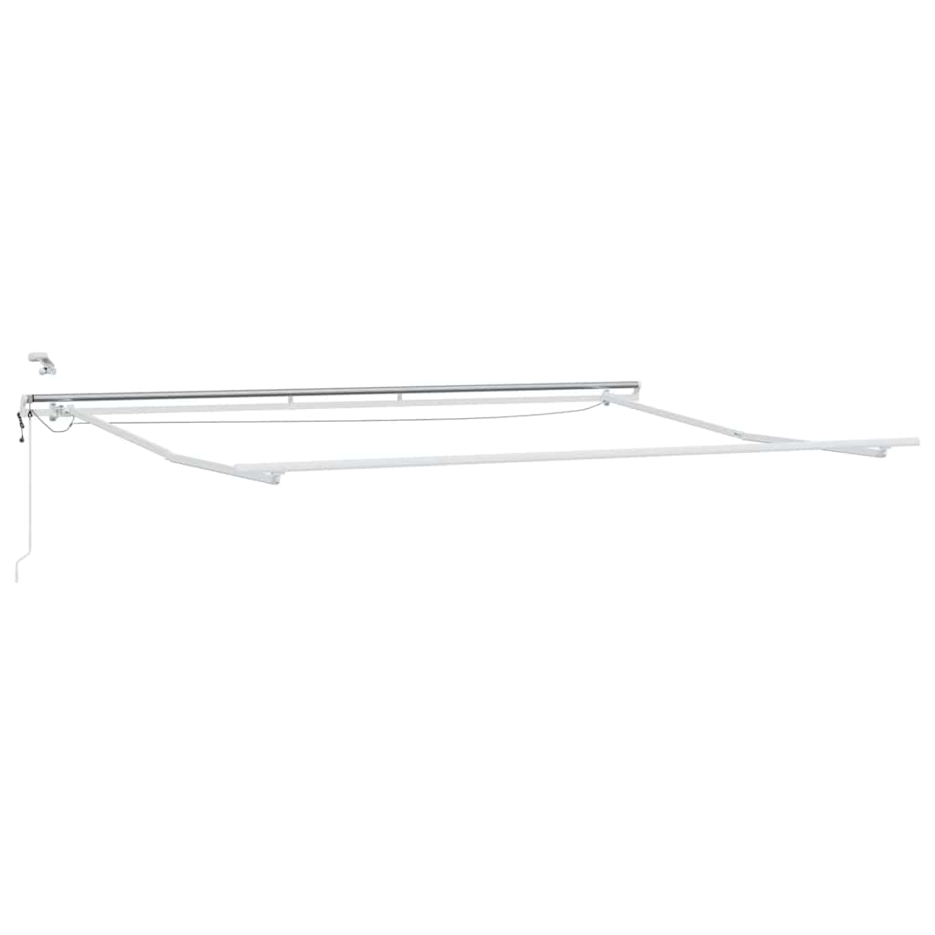 Innvendbar Markise Antrasitt 350 x 250 cm Stoff, Metall