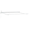 Innvendbar Markise Antrasitt 350 x 250 cm Stoff, Metall