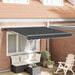 Innvendbar Markise Antrasitt 350 x 250 cm Polyester og Metall vidaXL