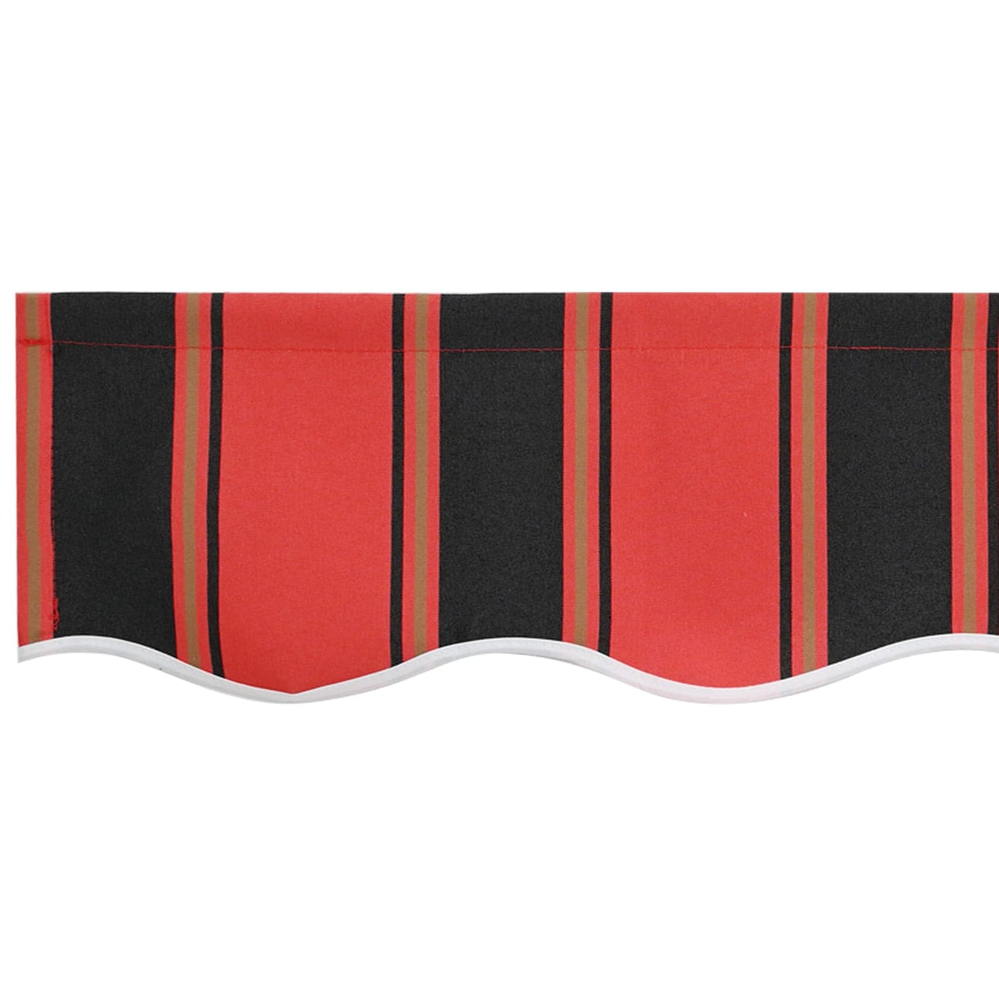 Uttrekkbar markise Oransje og Brunt 350 x 250 cm Polyester