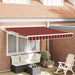 Markise Oransje og Brunt 350 x 250 x 165 cm Polyester vidaXL