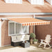 Innvendbar Markise med 350 x 250 cm stoff vidaXL