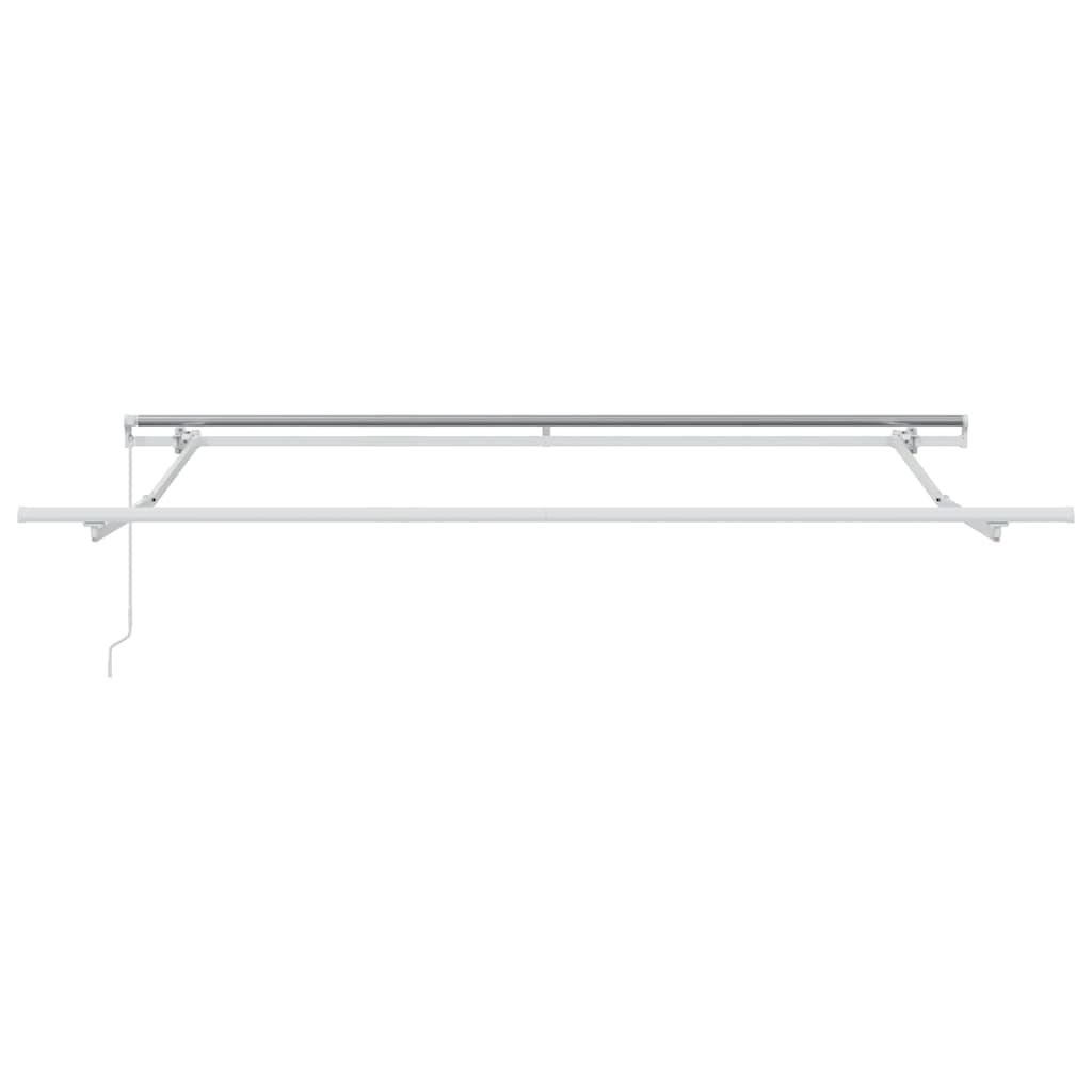 Uttrekkbar markise Rød 350 x 250 cm Polyester og aluminium