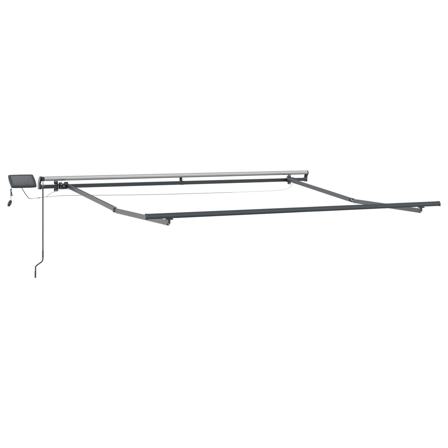 Uttrekkbar markise Flerfarget 350 x 250 cm Stoff og Aluminium