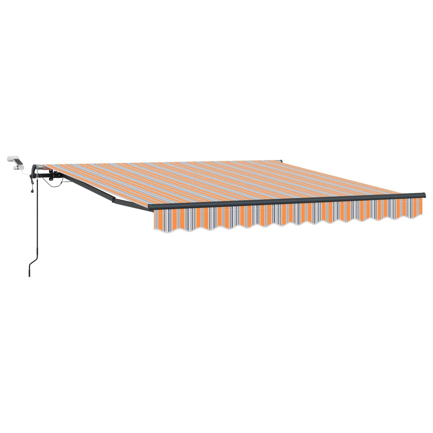 Uttrekkbar markise Flerfarget 350 x 250 cm Polyester